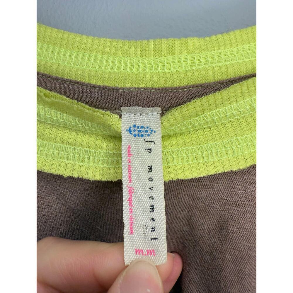 FP Movement All About It Colorblock Long Sleeve Workout Top Elderberry Tea Med - Picture 10 of 12